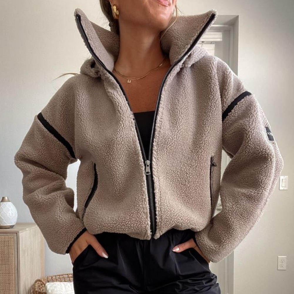Abercrombie faux shearling coat